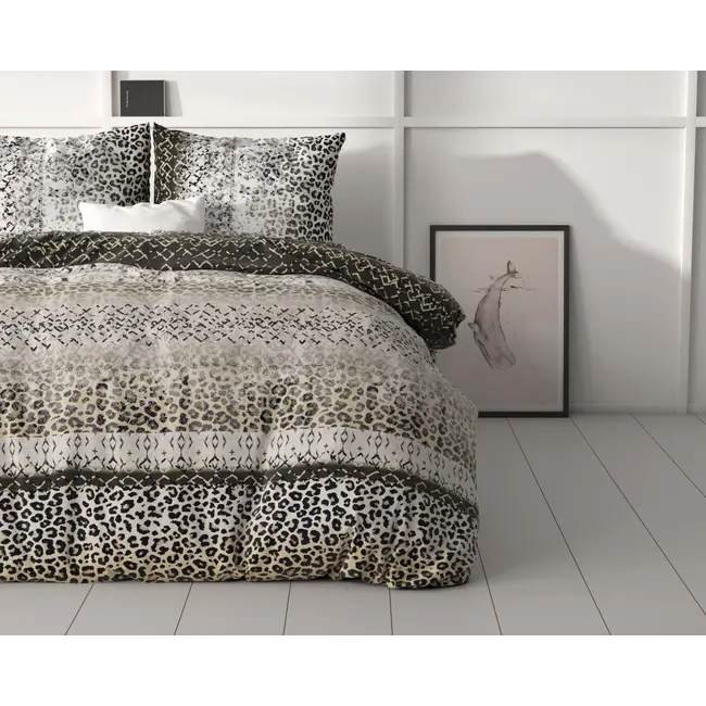 Microvezel ekbedovertrek September Grijs