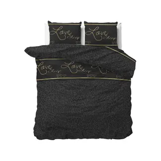 Sleeptime Dekbedovertrek Dark Sleep Zwart – microvezel