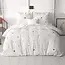 Microvezel dekbedovertrek Hearts Everywhere Wit - 1-persoons (140x220 + 60x70 cm)