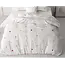 Microvezel dekbedovertrek Hearts Everywhere Wit - 1-persoons (140x220 + 60x70 cm)