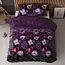 Microvezel  dekbedovertrek Magic Flower paars