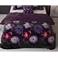 Microvezel  dekbedovertrek Magic Flower paars