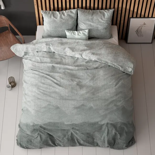 Polykatoen dekbedovertrek Lulian Zee - Lits-jumeaux (240x220 + 2st 60x70cm)