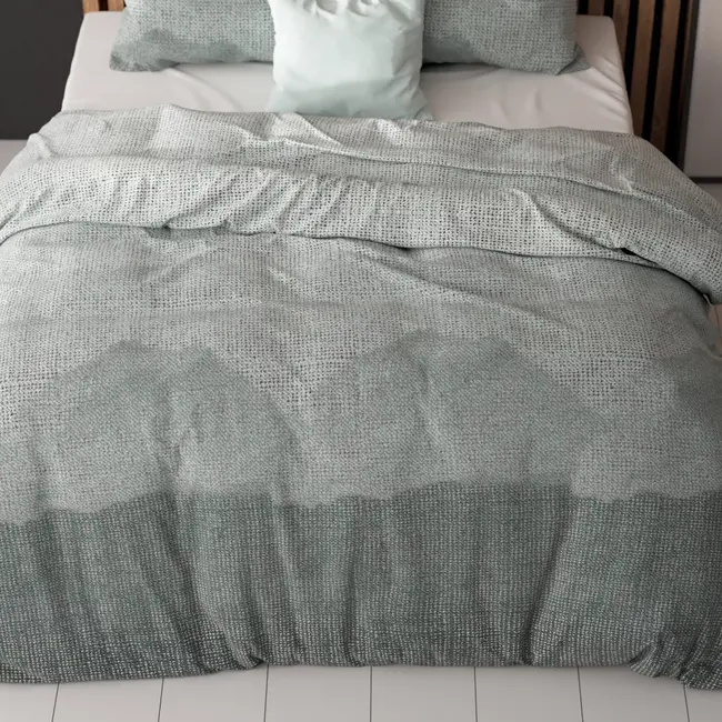 Polykatoen dekbedovertrek Lulian Zee - Lits-jumeaux (240x220 + 2st 60x70cm)