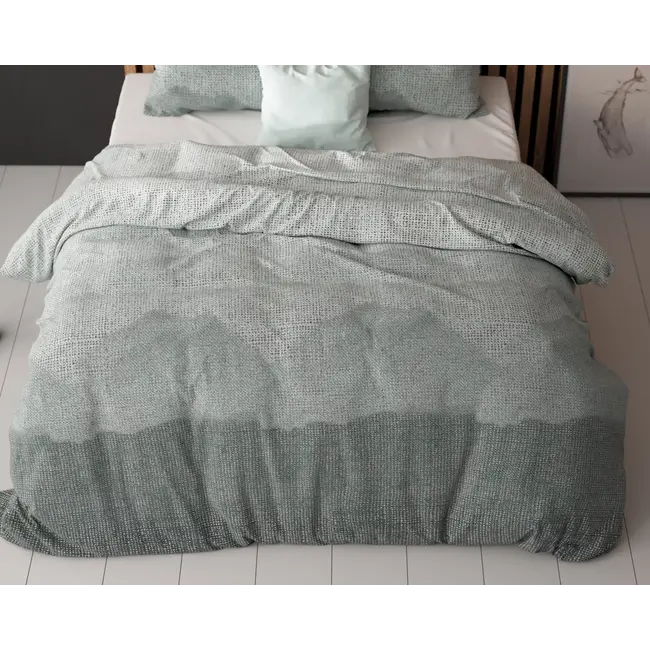 Polykatoen dekbedovertrek Lulian Zee - Lits-jumeaux (240x220 + 2st 60x70cm)