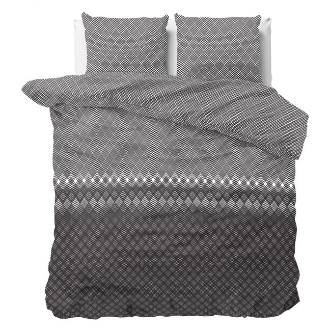 Flanellen dekbedovertrek Cheng  - Lits-Jumeaux (240x220 + 2st. 60x70 cm)