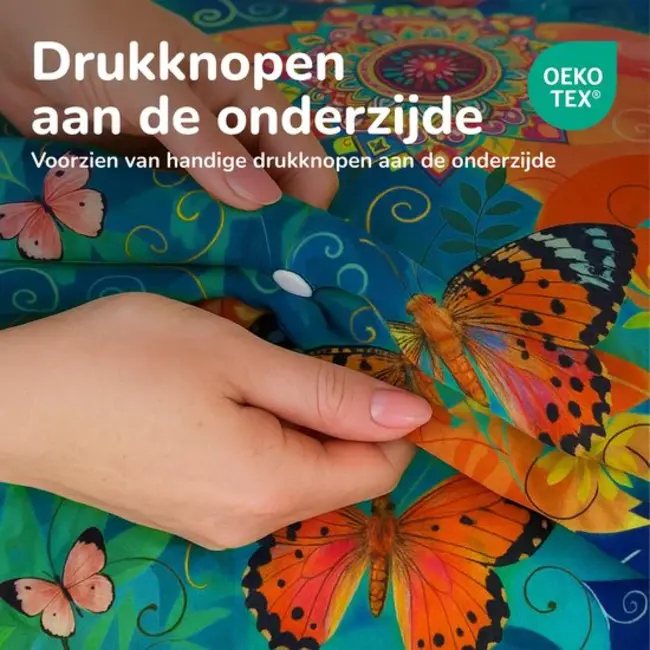 Microvezel dekbedovertrek Butterfly Kingdom