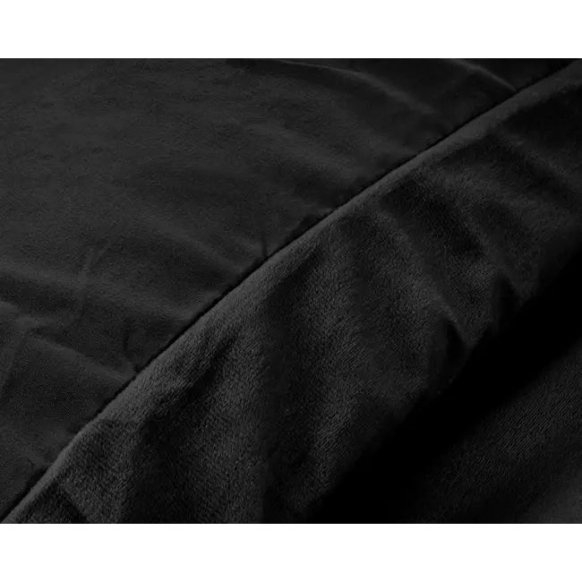 Velvet dekbedovertrek - zwart