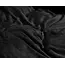 Velvet dekbedovertrek - zwart