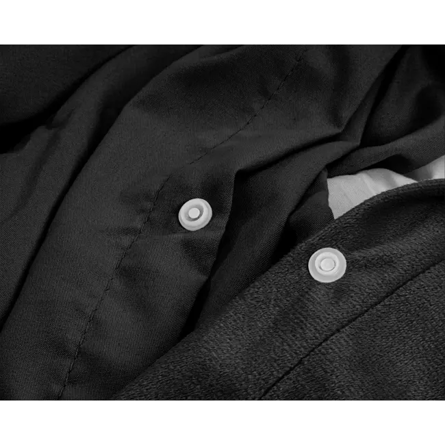 Velvet dekbedovertrek - zwart