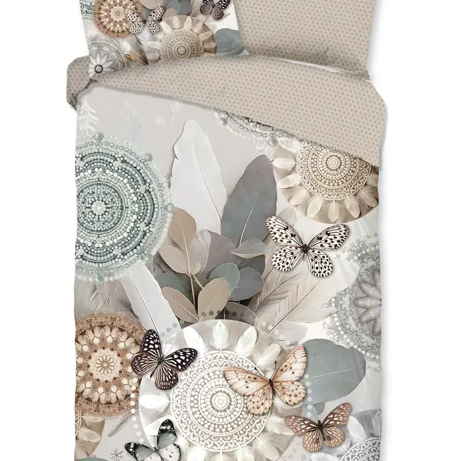 Katoensatijn dekbedovertrek Alrune