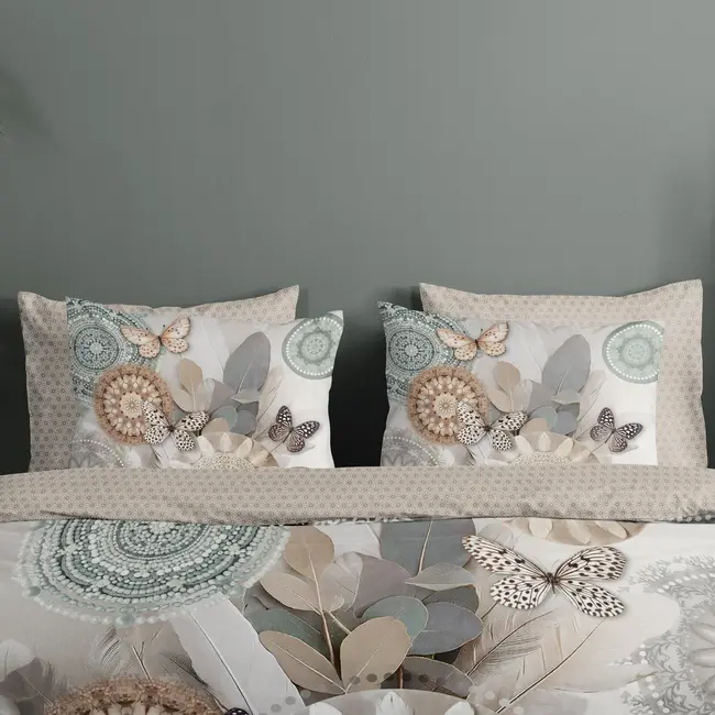 Katoensatijn dekbedovertrek Alrune