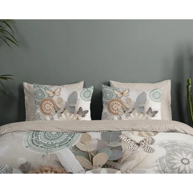 Katoensatijn dekbedovertrek Alrune