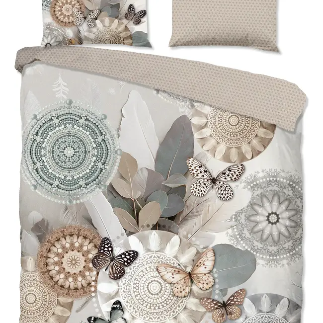 Katoensatijn dekbedovertrek Alrune