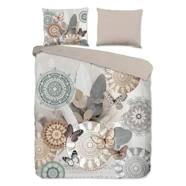 Katoensatijn dekbedovertrek Alrune