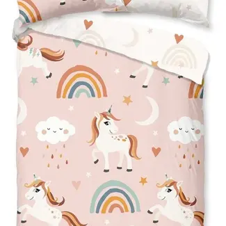 Pure Dekbedovertrek Unicorn  Aina- microvezel - 140x220 + 60x70 cm