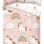 Dekbedovertrek Unicorn  Aina- microvezel - 140x220 + 60x70 cm