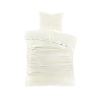 Papillon® Teddy Fleece dekbedovertrek Billy - Offwhite/Ivoor
