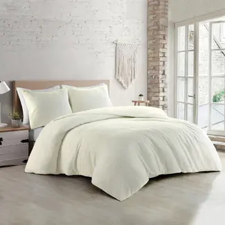 Papillon® Teddy Fleece dekbedovertrek Billy - Offwhite/Ivoor