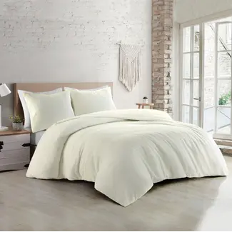 Papillon® Teddy Fleece dekbedovertrek Billy - Offwhite/Ivoor