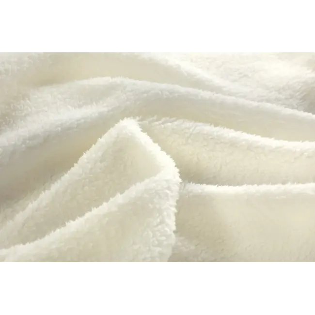 Teddy Fleece dekbedovertrek Billy - Offwhite/Ivoor