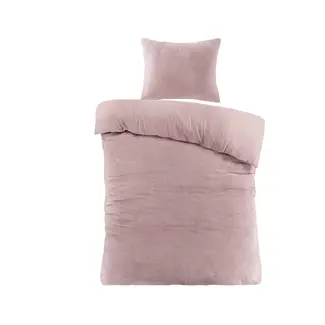 Papillon® Teddy Fleece dekbedovertrek Billy - roze