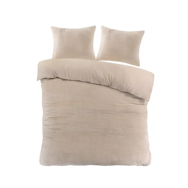 Teddy Fleece dekbedovertrek Billy - zand