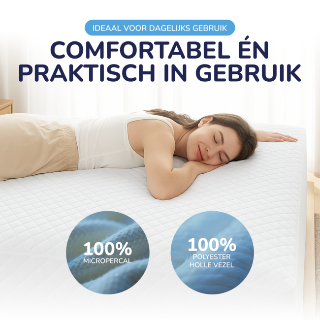 Gewatteerde matrasbeschermer - vernieuwer