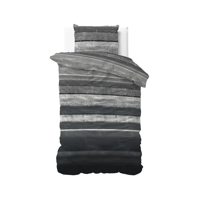 Dekbedovertrek Marcus - Grijs - Flanel