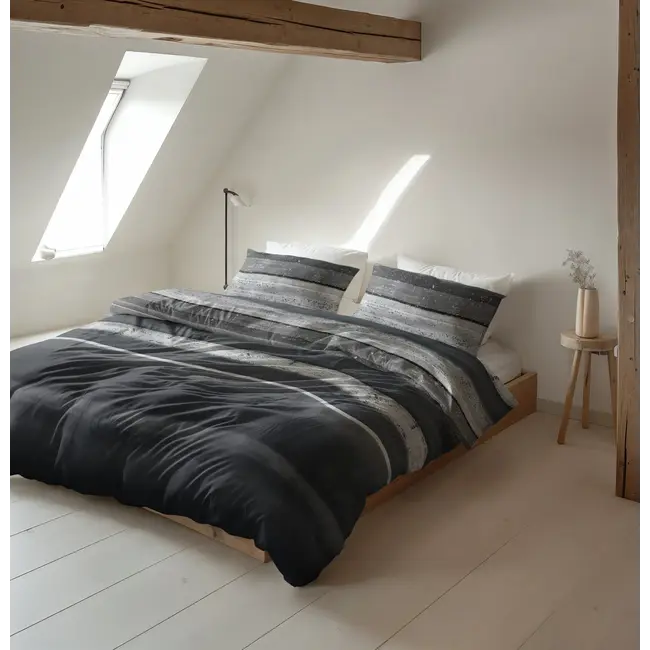 Dekbedovertrek Marcus - Grijs - Flanel