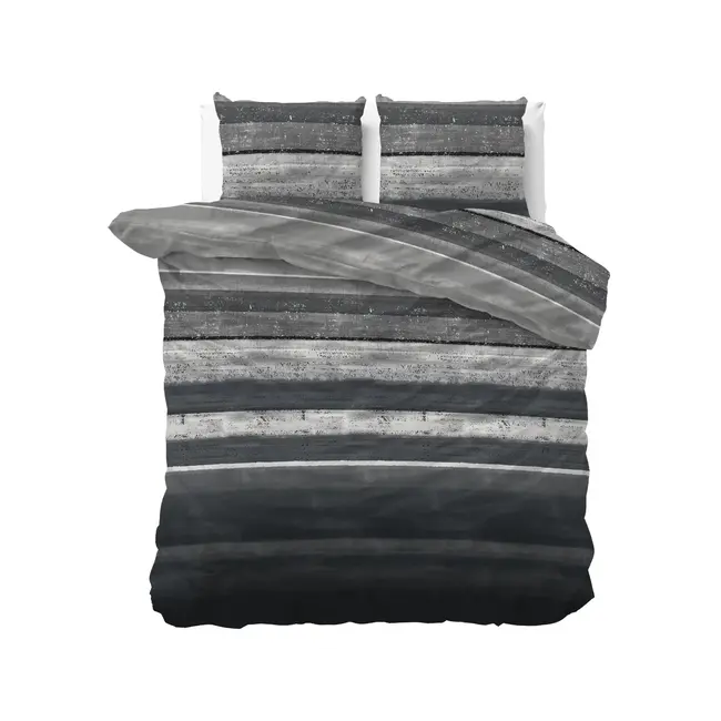 Dekbedovertrek Marcus - Grijs - Flanel