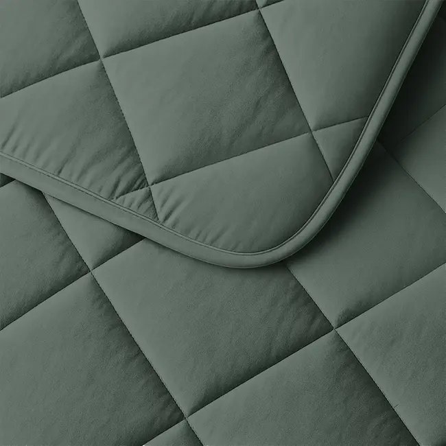 Lazy dekbed zonder overtrek inclusief kussensloop - Groen