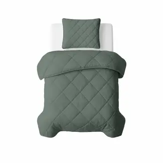 Sleeptime Lazy dekbed zonder overtrek inclusief kussensloop - Groen