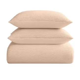 .Decoware® Easy dekbed zonder overtrek inclusief kussensloop - Mousseline - Roze