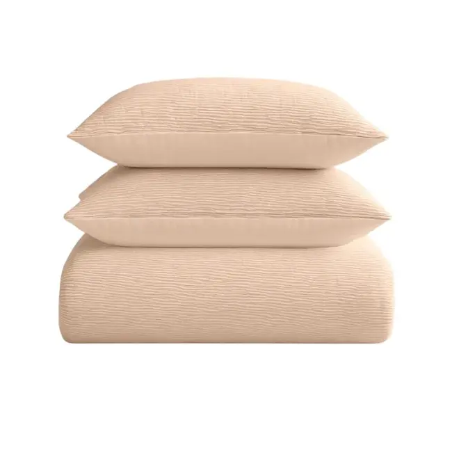 Easy dekbed zonder overtrek inclusief kussensloop - Mousseline - Roze