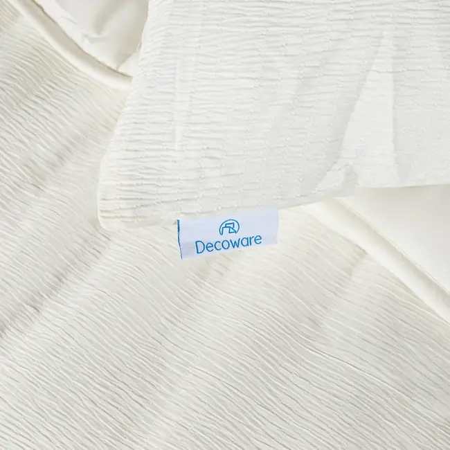 Easy dekbed zonder overtrek inclusief kussensloop - Mousseline - off white