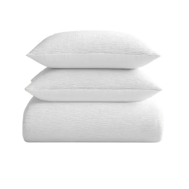 Easy dekbed zonder overtrek inclusief kussensloop - Mousseline - wit