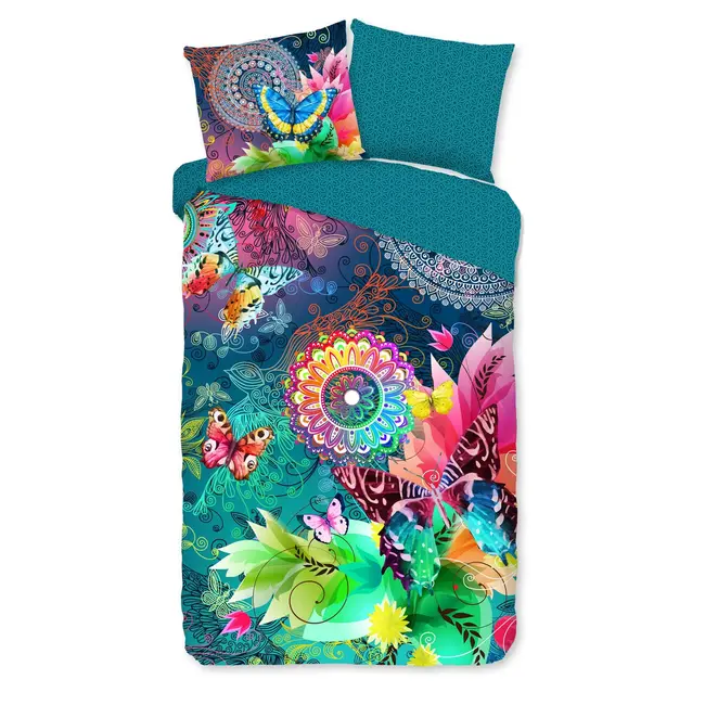 HiP dekbedovertrek Parada - katoen satijn - mandala en vlinders