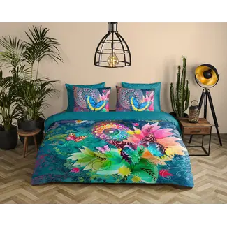 HiP HiP dekbedovertrek Parada - katoen satijn - mandala en vlinders