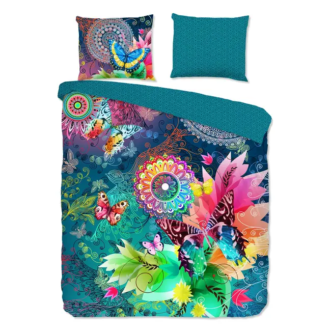 HiP dekbedovertrek Parada - katoen satijn - mandala en vlinders