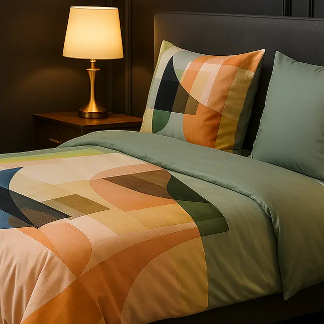 Katoen dekbedovertrek Sneezle