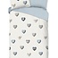 Katoen dekbedovertrek Juhvo - hartjes
