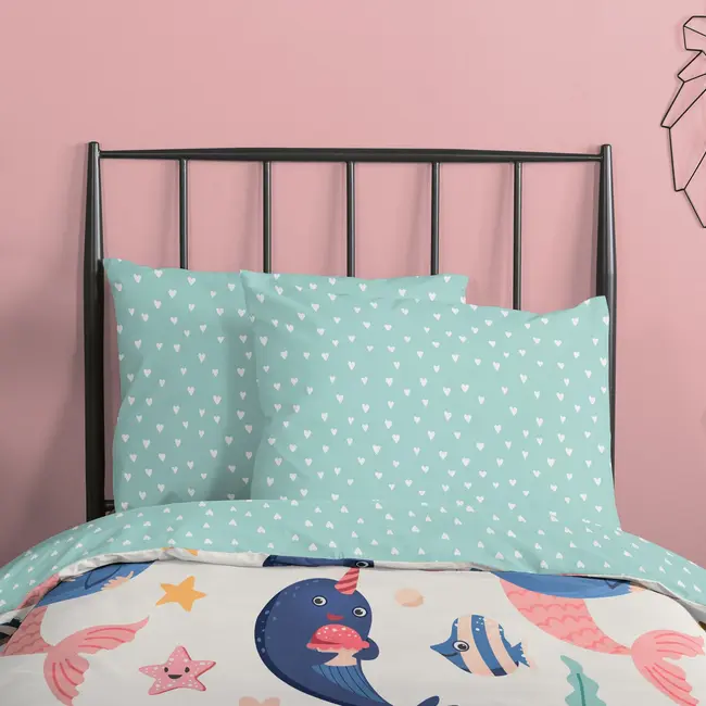 Peuter dekbedovertrek Silvie - katoen - 120x150 + 60x70 cm