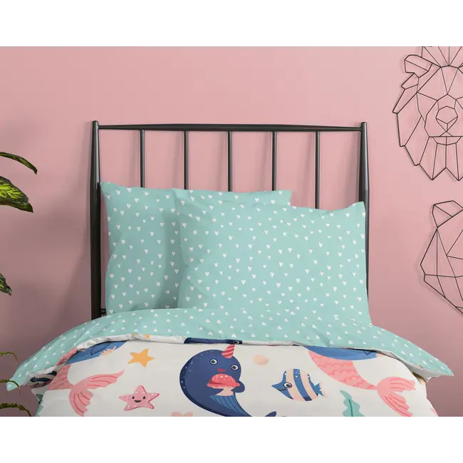 Peuter dekbedovertrek Silvie - katoen - 120x150 + 60x70 cm