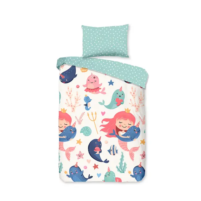 Peuter dekbedovertrek Silvie - katoen - 120x150 + 60x70 cm