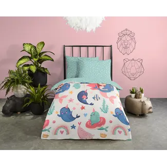 Good Morning Kinderdekbedovertrek Silvie - katoen - 140x220 + 60x70 cm