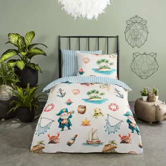 Good Morning Peuter dekbedovertrek Capi - katoen - 120x150 + 60x70 cm