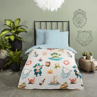 Good Morning Ledikant dekbedovertrek Capi - katoen - 100x135 + 40x60 cm