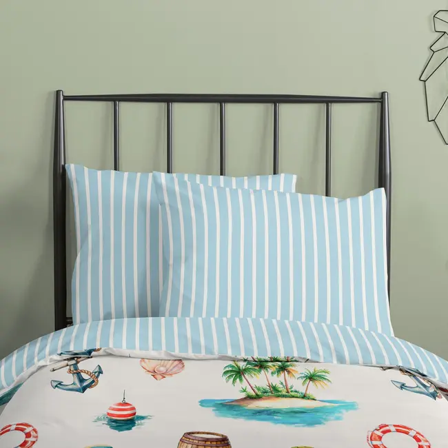 Ledikant dekbedovertrek Capi - katoen - 100x135 + 40x60 cm