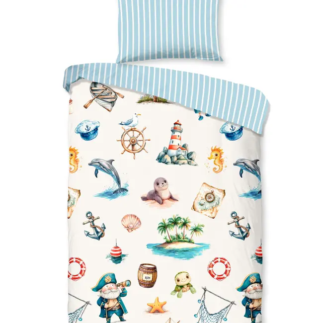 Ledikant dekbedovertrek Capi - katoen - 100x135 + 40x60 cm